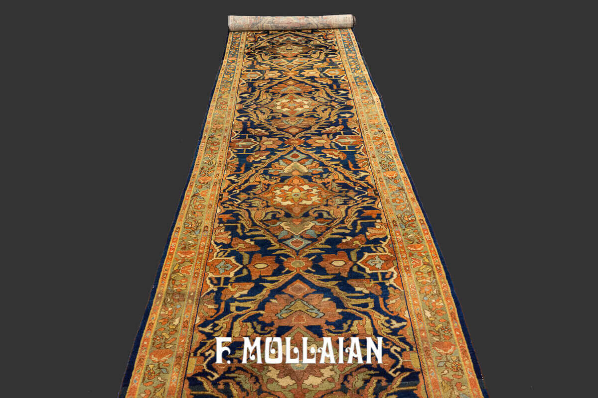 Antique Persian Very Long Malayer Runner Carpet n°:52854592